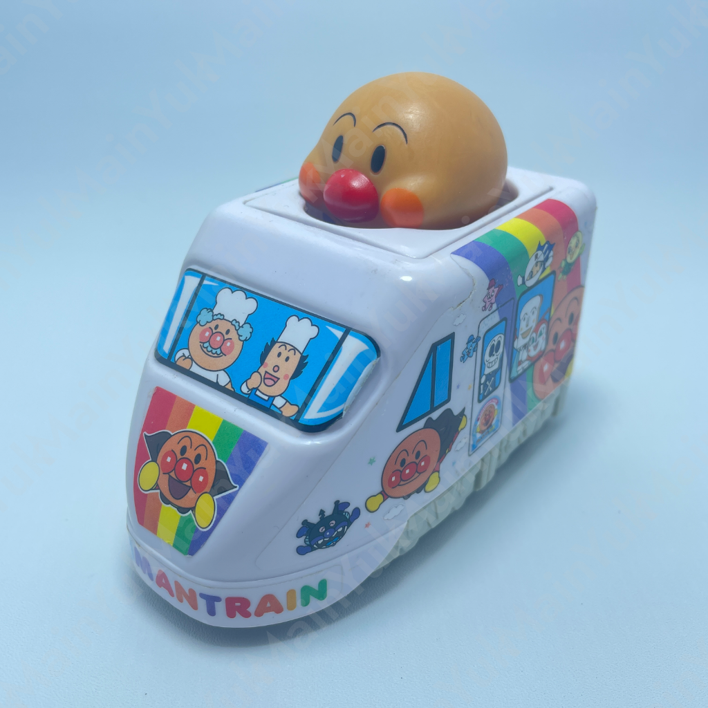 Anpanman Mobil Train Push Spring